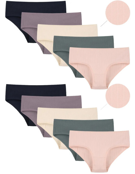 Donella 5028P Assorted 10-Pack Girls' Briefs — wholesale from Turkey