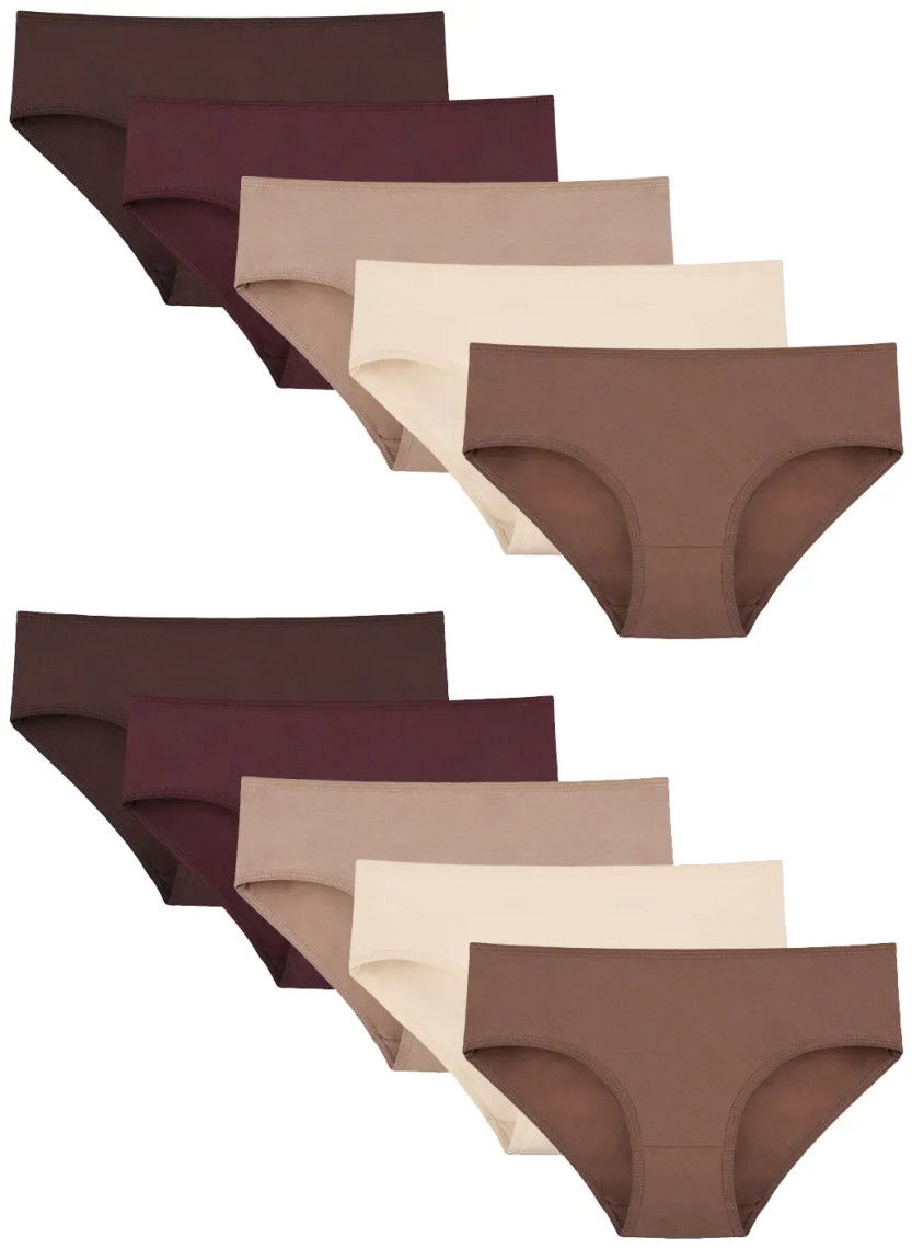 Donella 5071PD27 Assorted 10-Pack Girls' Briefs — wholesale for boutiques