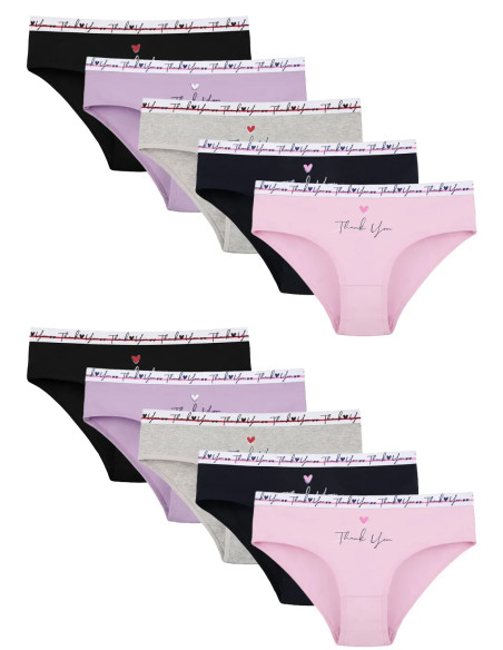 Donella 5171PB211 Assorted 10-Pack Girls' Briefs — Istanbul wholesale supplier