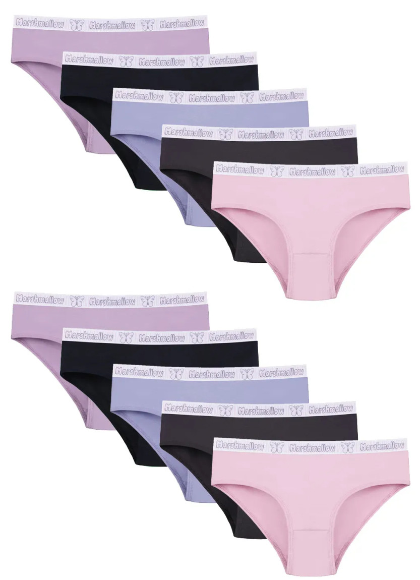 Donella 5171PD17 Assorted 10-Pack Girls' Briefs — factory-direct from Turkey