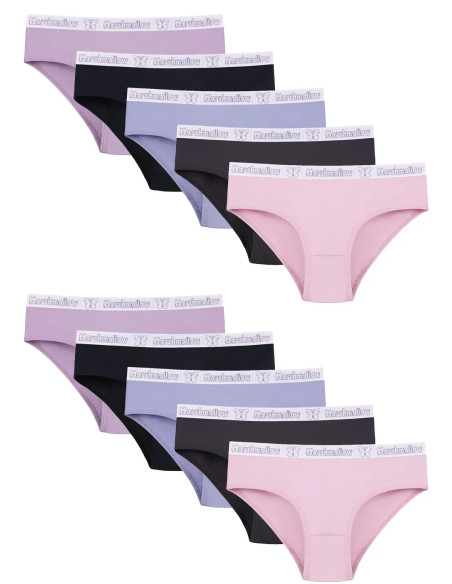 Donella 5171PD17 Assorted 10-Pack Girls' Briefs — factory-direct from Turkey