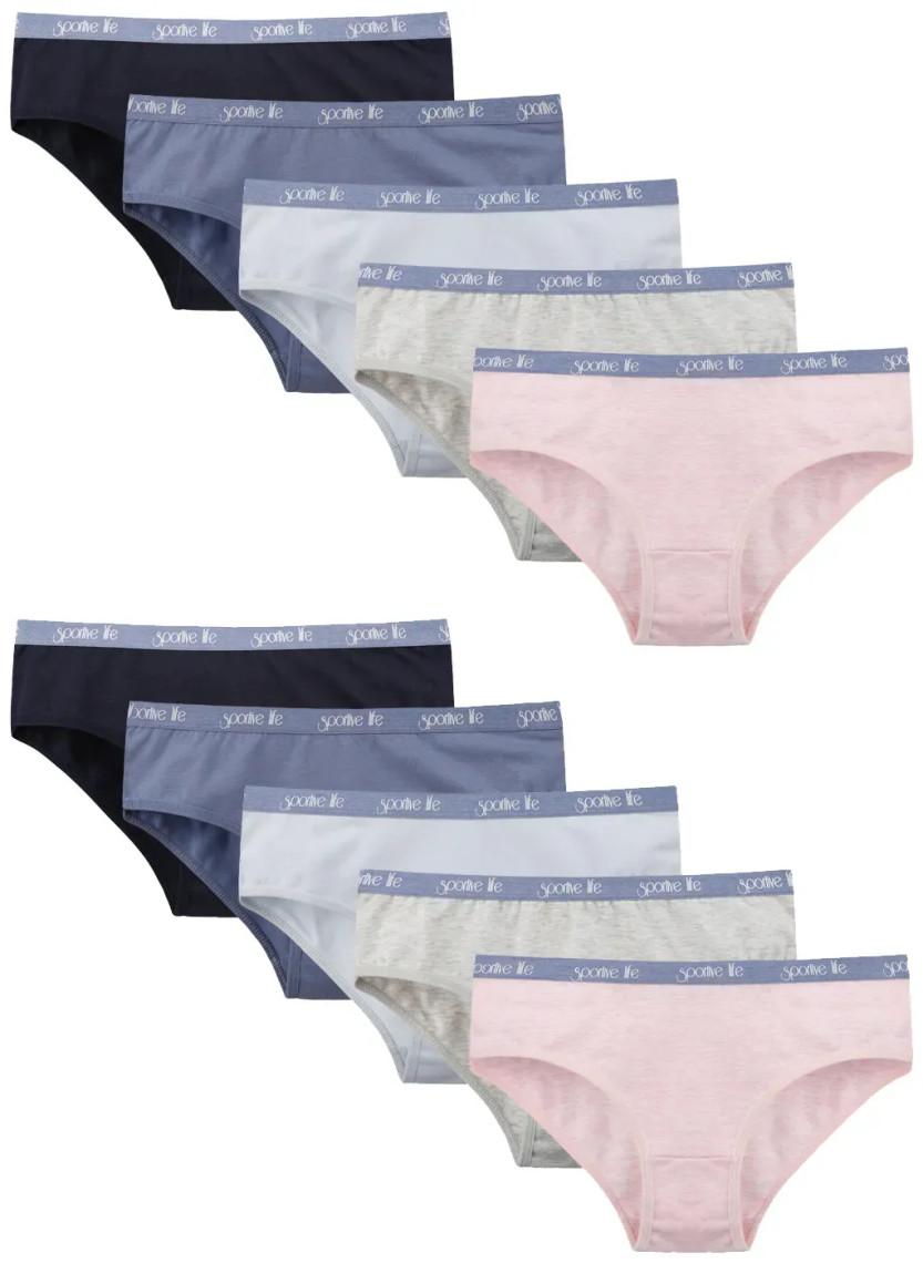 Donella 5171WD9-AR Assorted 10-Pack Girls' Briefs — Turkish textile wholesale