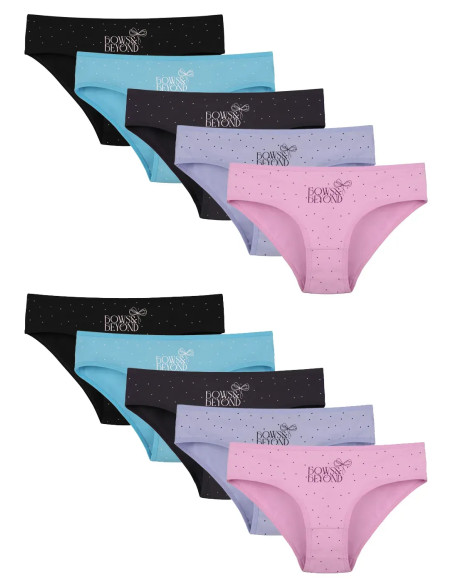 Donella 5181B47 Assorted 10-Pack Girls' Briefs — direct Turkish factory supply