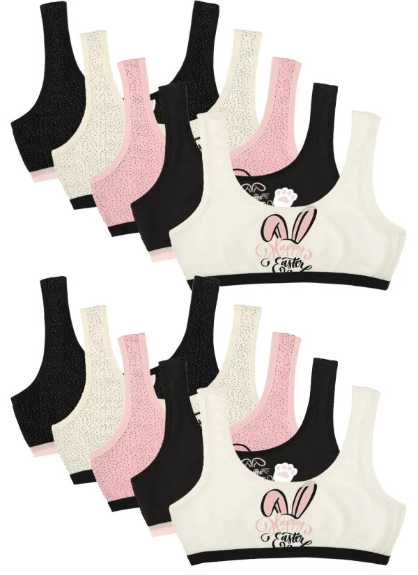 Donella 6071922RT Assorted 10-Pack Bra — wholesale for boutiques