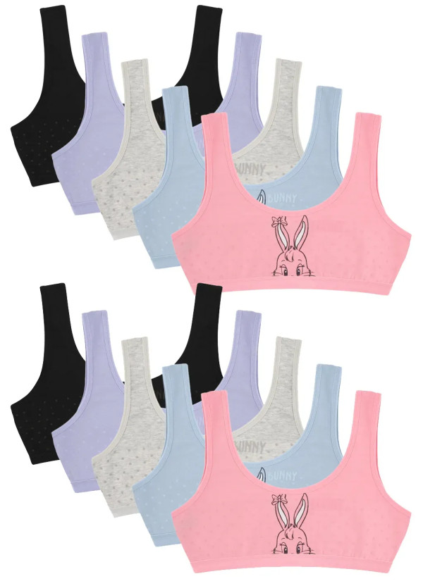 Donella 6071PB241 Assorted 10-Pack Bra — Turkish textile wholesale