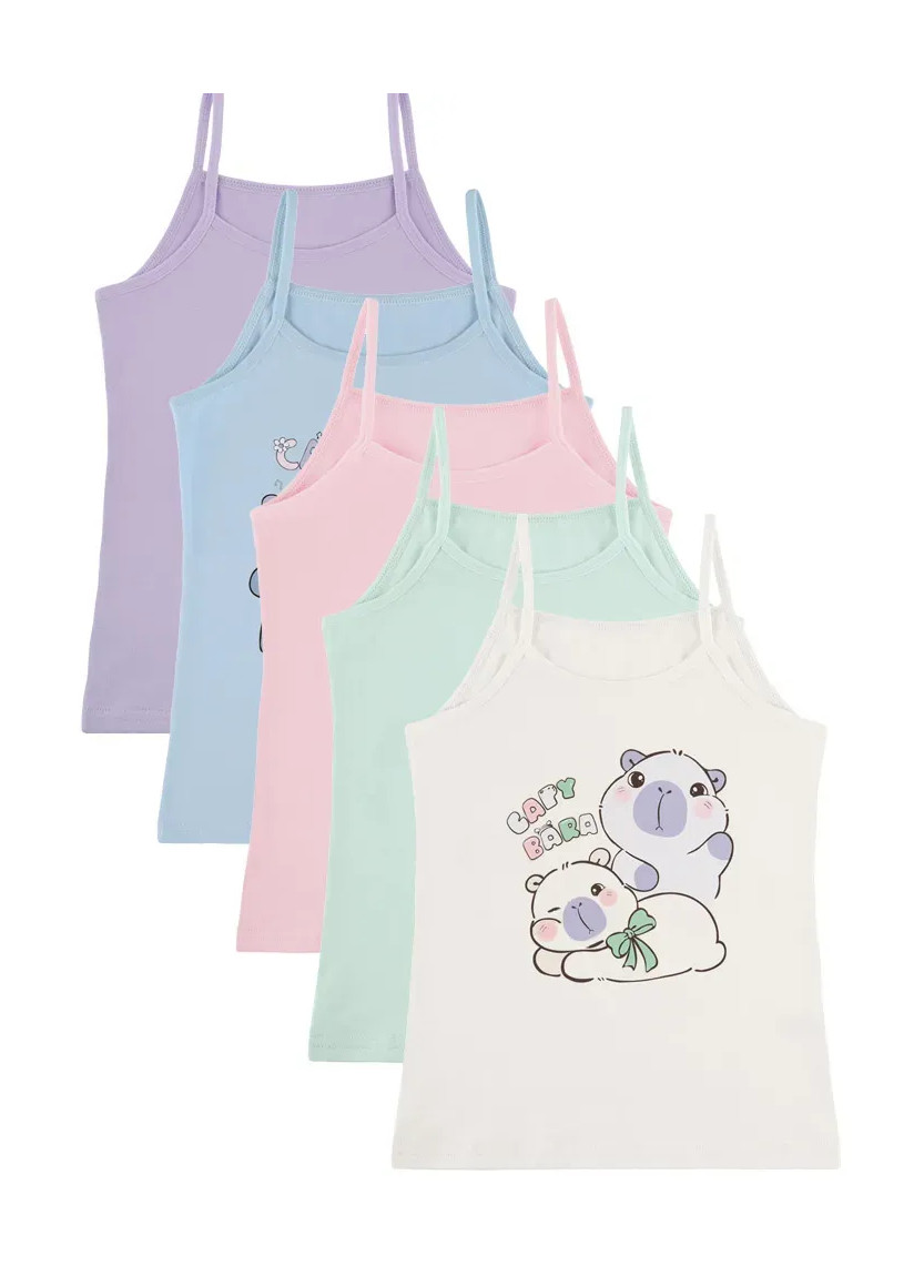 Donella 4371PB252 Assorted 10-Pack Girls' Tank Top — Istanbul wholesale supplier