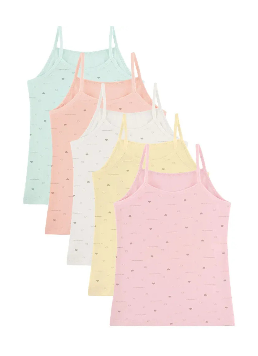 Donella 438128 Assorted 10-Pack Girls' Tank Top — Turkey wholesale collection