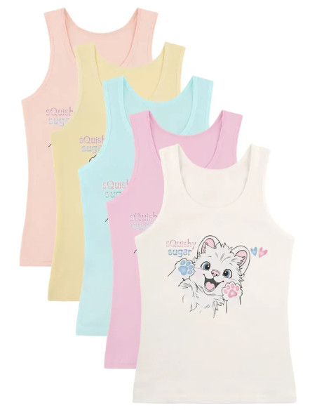 Donella 4971PB273 Assorted 10-Pack Girls' Tank Top — wholesale for boutiques