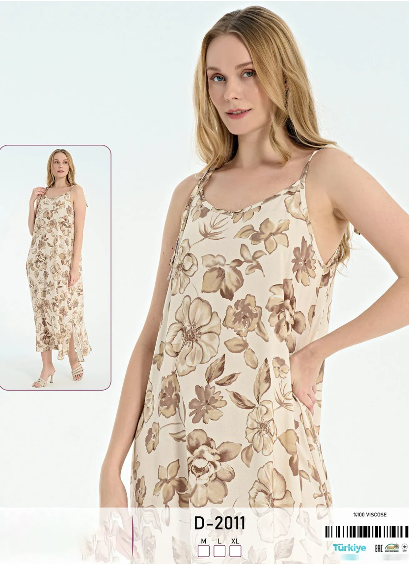 Caroline D-2011 Viscose Dress (M+L+XL) — factory-direct from Turkey