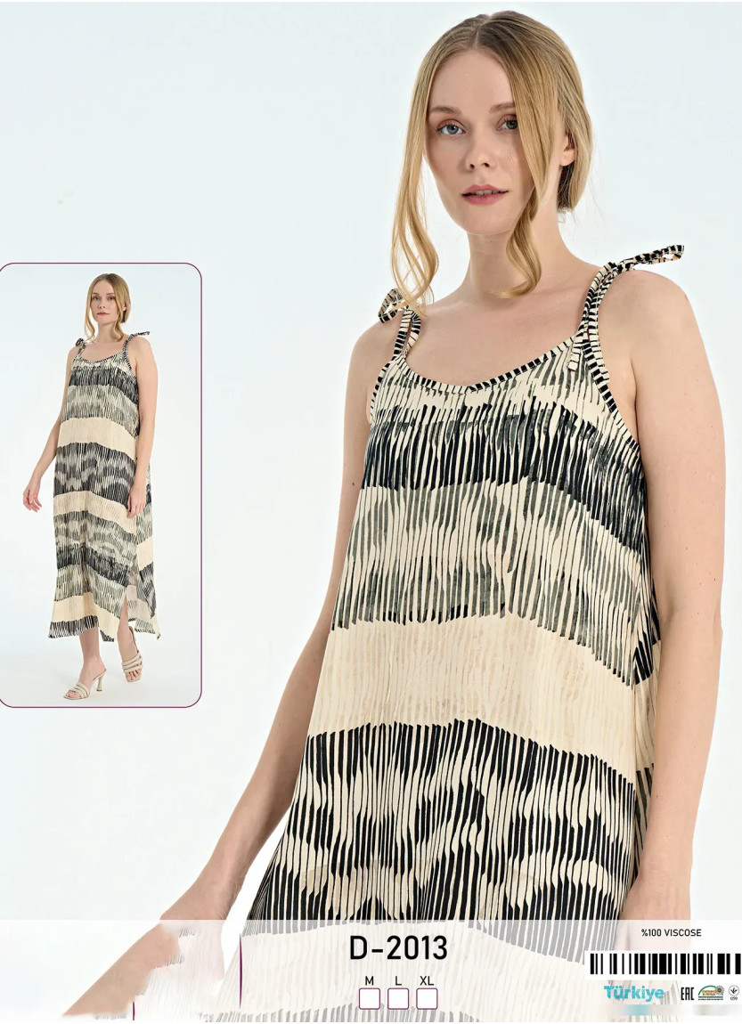 Caroline D-2013 Viscose Dress (M+L+XL) — direct Turkish factory supply
