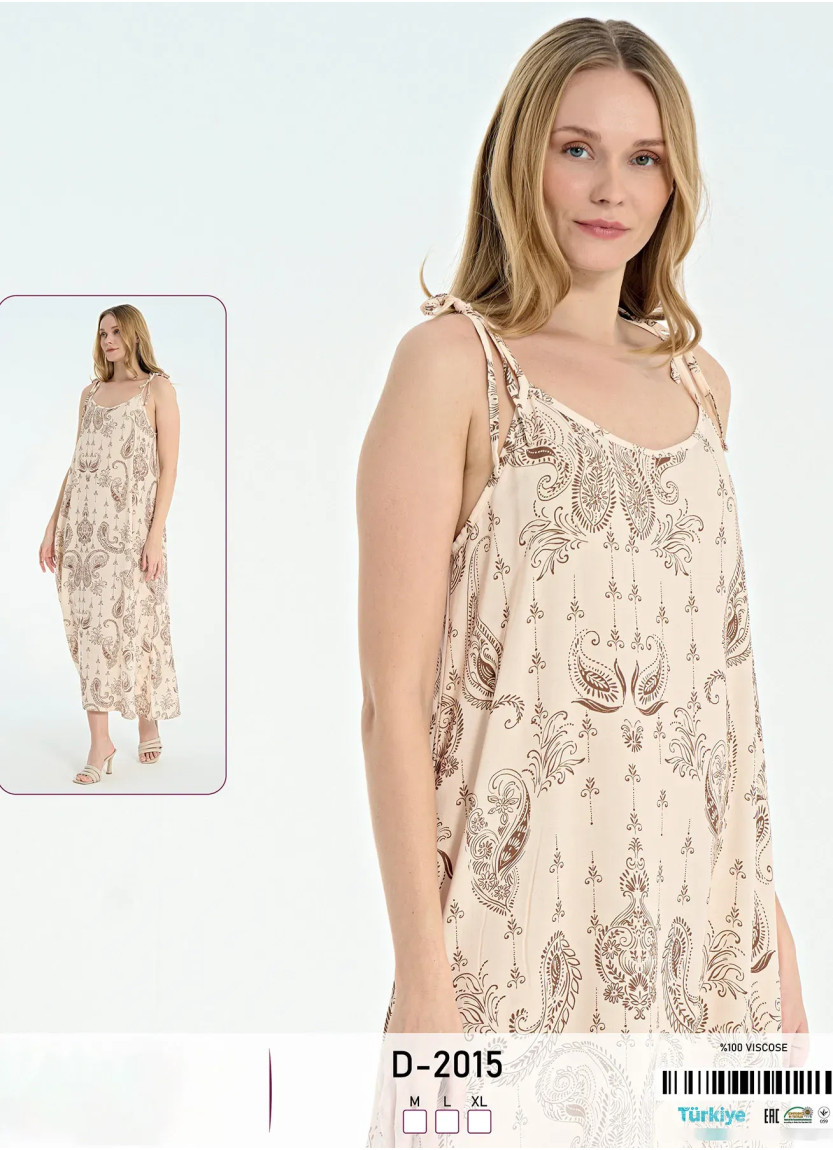 Caroline D-2015 Viscose Dress (M+L+XL) — factory-direct from Turkey
