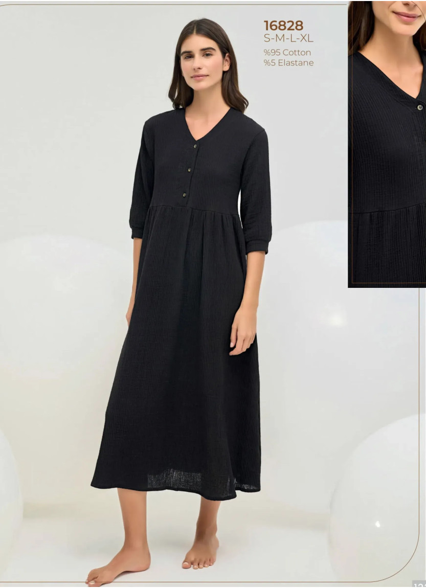 Sevim 16828 Dress (S+M+L+XL) — wholesale from Turkey