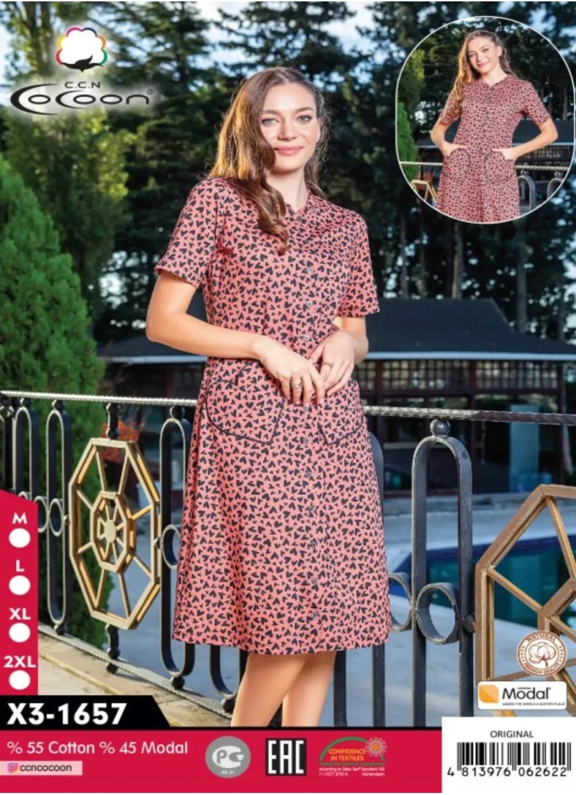 CCNX3-1657_ORI Modal Dress (M+L+XL+2XL) — Turkish textile wholesale