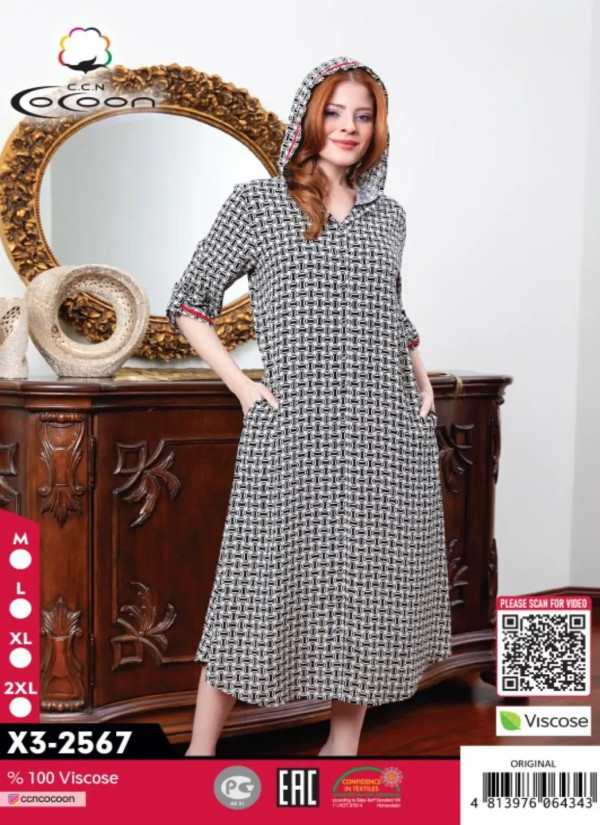 CCNX3-2567_ORI Viscose Dress (M+L+XL+2XL) — Turkish textile wholesale