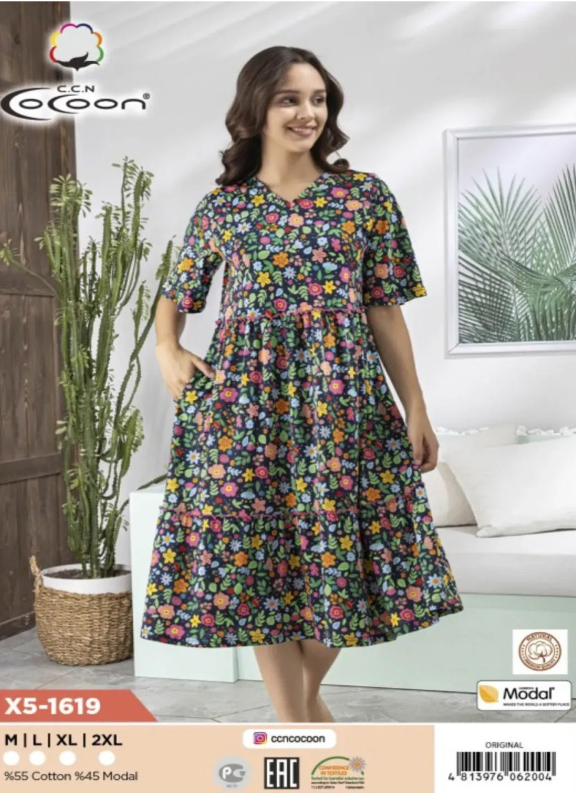 CCNX5-1619_ORI Modal Dress (M+L+XL+2XL) — Turkish textile wholesale