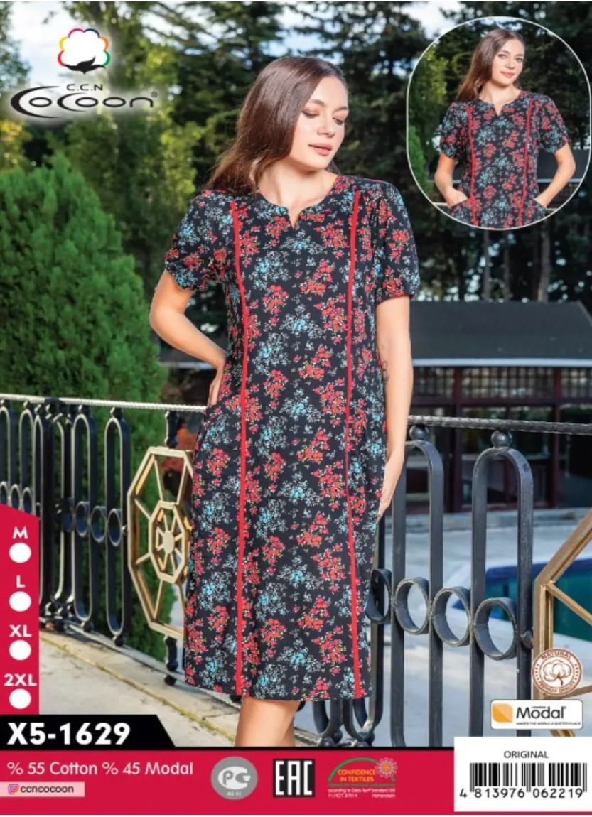 CCNX5-1629_ORI Modal Dress (M+L+XL+2XL) — wholesale from Turkey