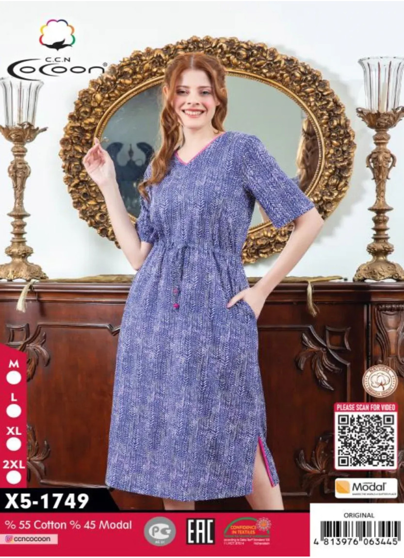 CCNX5-1749_ORI Modal Dress (M+L+XL+2XL) — factory-direct from Turkey
