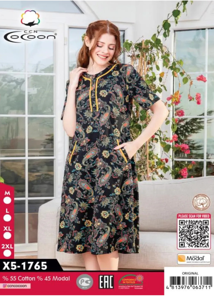 CCNX5-1765_ORI Modal Dress (M+L+XL+2XL) — factory-direct from Turkey