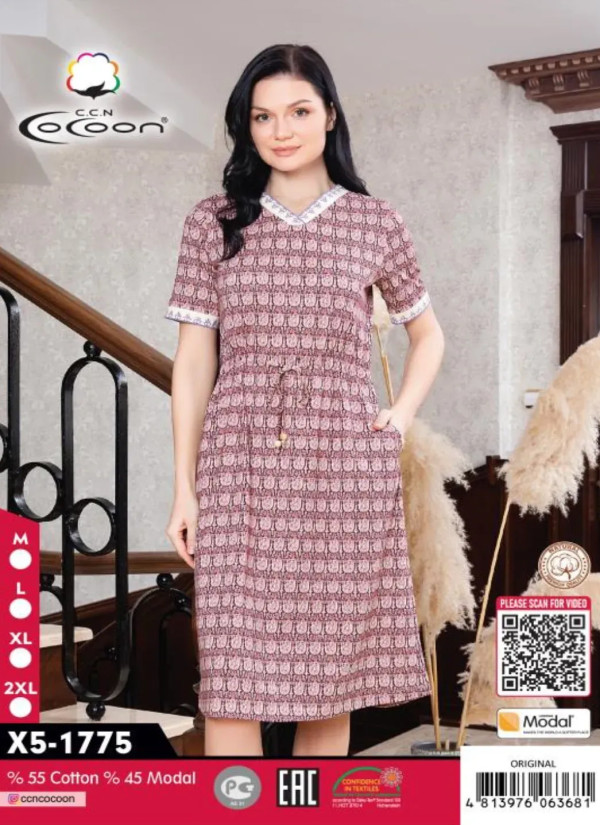 CCNX5-1775_ORI Modal Dress (M+L+XL+2XL) — direct Turkish factory supply
