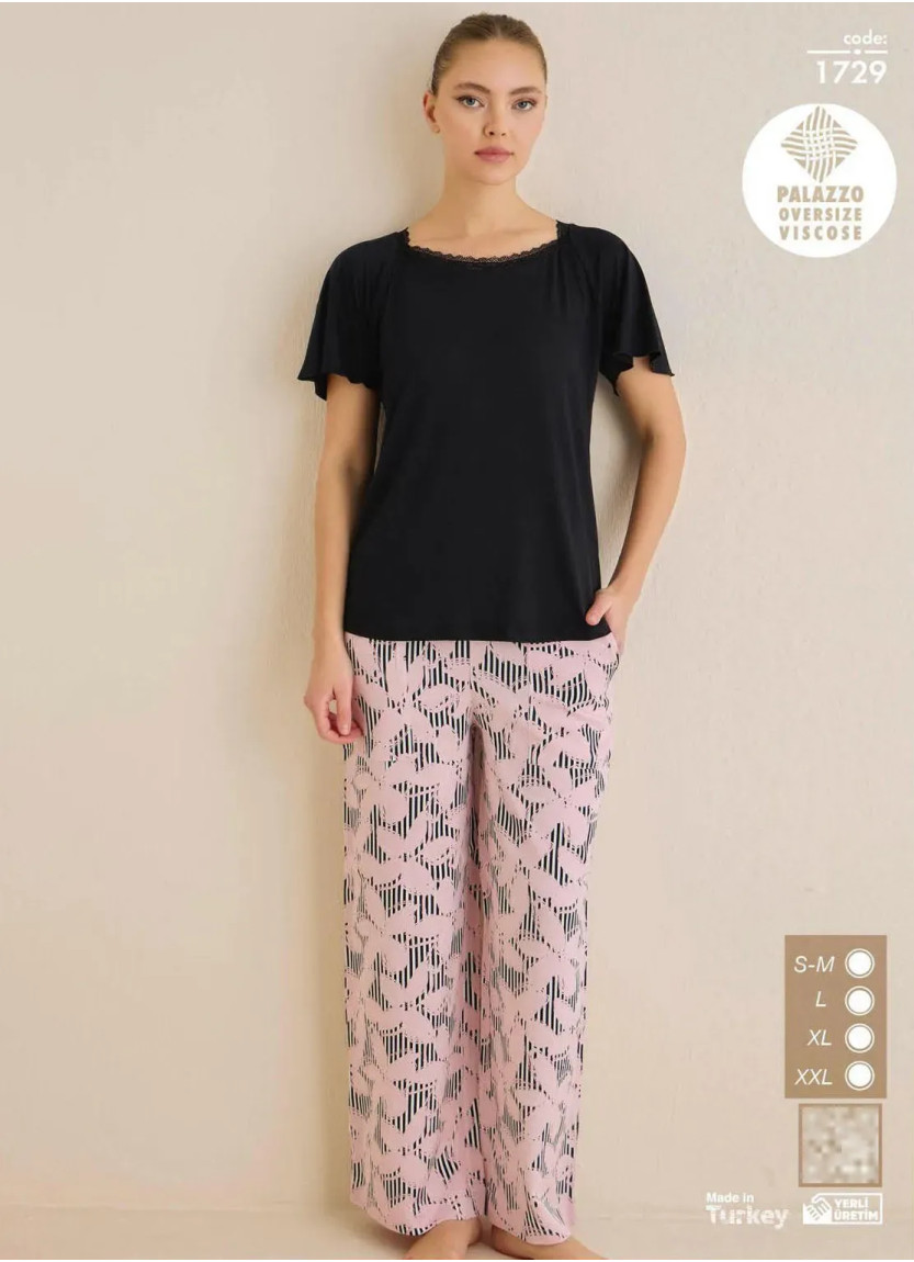 Seamlife 1729 Viscose Women's Pajama Set (SM+L+XL+2XL) — Turkish textile wholesale