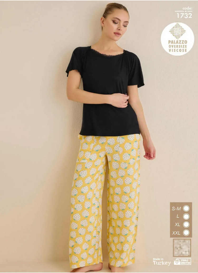 Seamlife 1732 Viscose Women's Pajama Set (SM+L+XL+2XL) — wholesale from Turkey