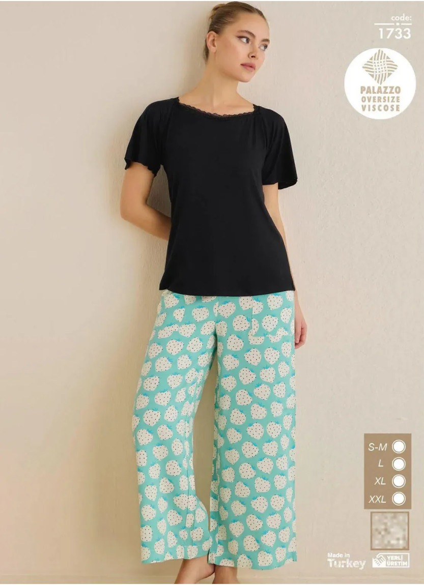 Seamlife 1733 Viscose Women's Pajama Set (SM+L+XL+2XL) — factory-direct from Turkey