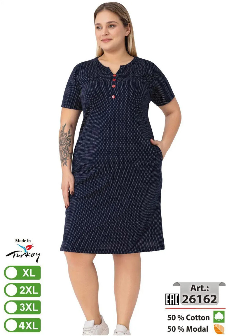intensive 26162 Modal Dress (XL+2XL+3XL+4XL) — factory-direct from Turkey