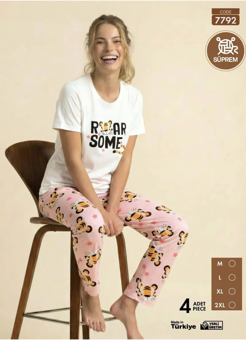 Pijamo 7792 Women's Pajama Set (M+L+XL+2XL) — wholesale from Turkey