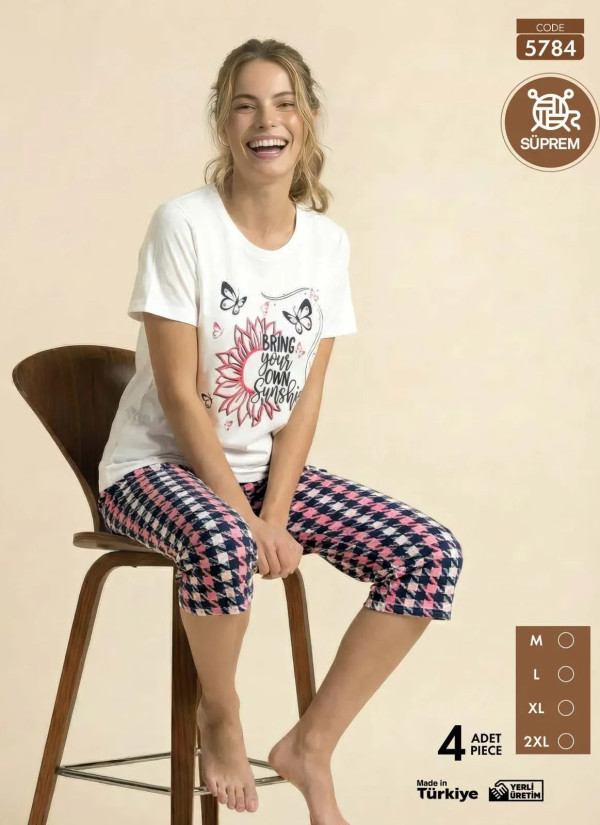 Pijamo 5784 Capri Homewear Set (M+L+XL+2XL) — factory-direct from Turkey