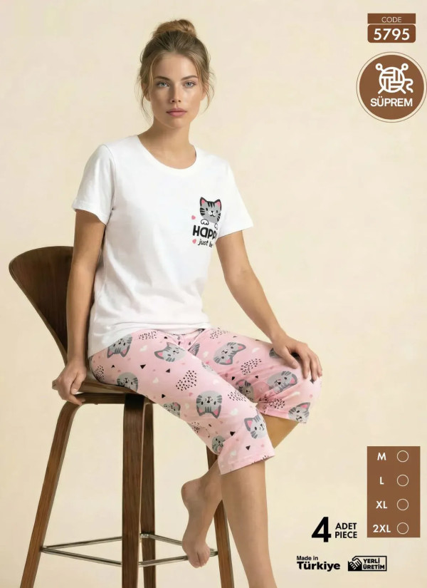Pijamo 5795 Capri Homewear Set (M+L+XL+2XL) — factory-direct from Turkey