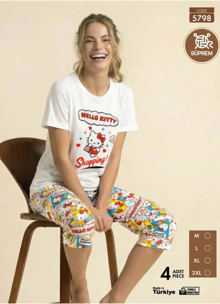Pijamo 5798 Capri Homewear Set (M+L+XL+2XL) — direct Turkish factory supply