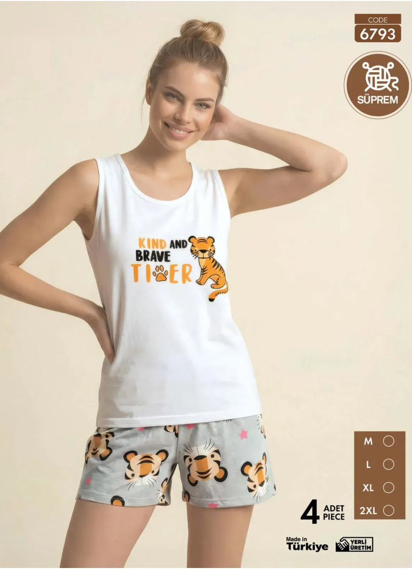 Pijamo 6793 Shorts Homewear Set (M+L+XL+2XL) — wholesale from Turkey