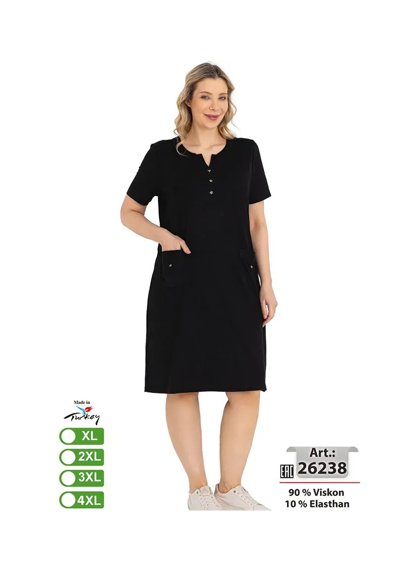 intensive 26238 Viscose Dress (XL+2XL+3XL+4XL) — wholesale from Turkey