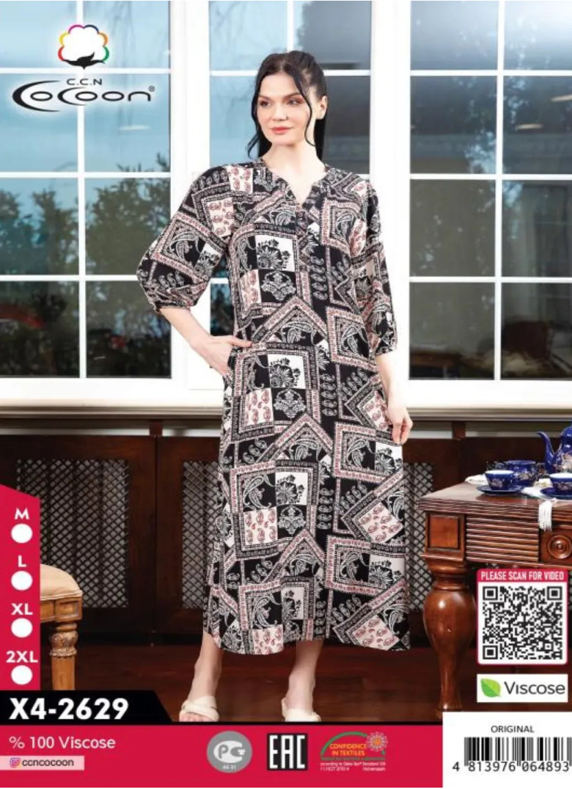 CCNX4-2629_ORI Viscose Dress (M+L+XL+2XL) — Istanbul wholesale supplier