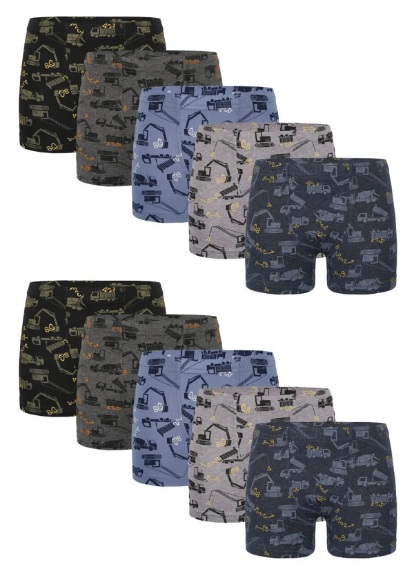 Трусы Боксеры для Мальчиков Boxer (Ассорти) 10 шт/уп Donella 758122 — турецкий текстиль оптом