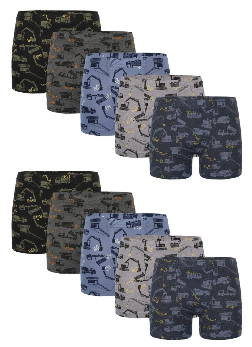 Donella 758122 Assorted 10-Pack Boys' Boxer Briefs — Turkish textile wholesale