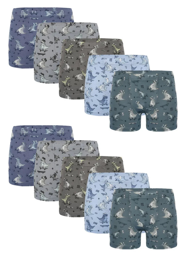 Трусы Боксеры для Мальчиков Boxer (Ассорти) 10 шт/уп Donella 758131 — оптовая поставка из Турции