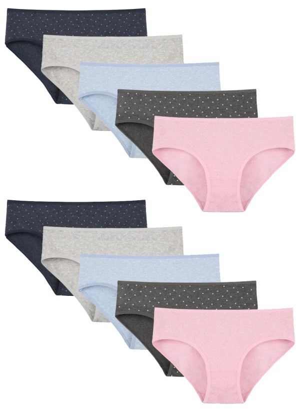 Donella 312505 Assorted 10-Pack Women's Briefs — Istanbul wholesale supplier