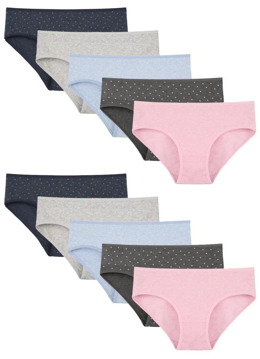 Donella 312505 Assorted 10-Pack Women's Briefs — Istanbul wholesale supplier