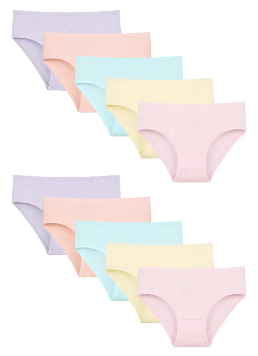 Donella 411552 Assorted 10-Pack Girls' Briefs — direct Turkish factory supply