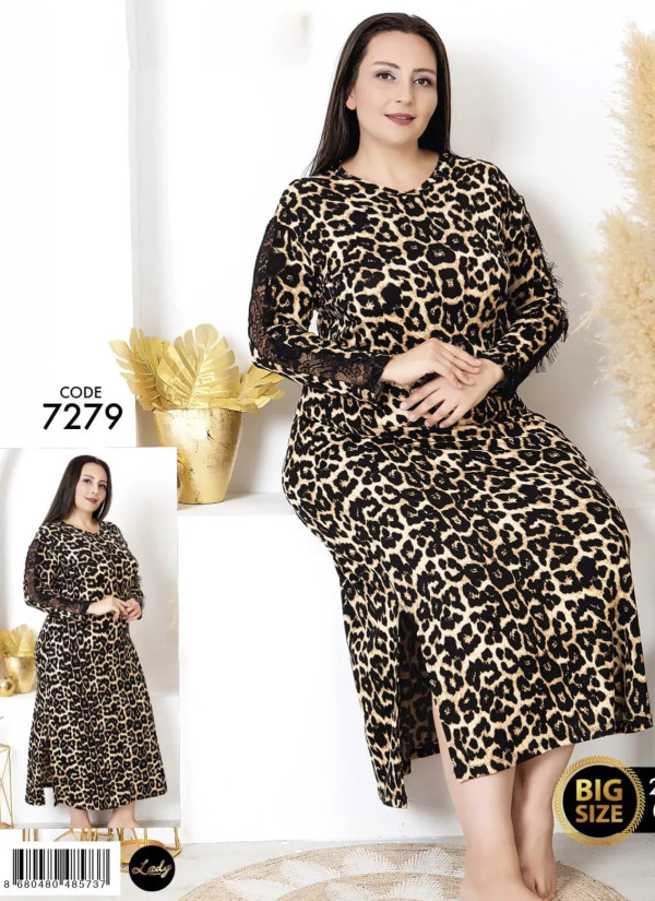 Lady 7279 Nightdress (2XL+3XL+4XL) — wholesale for boutiques