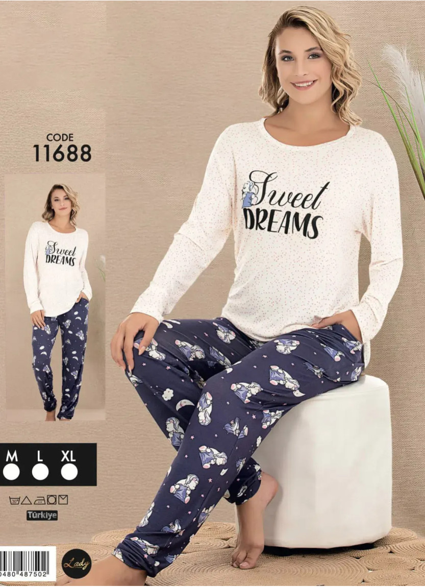 Женский Комплект с Брюками (M+L+XL) Lady 11688 — фабричная коллекция оптом