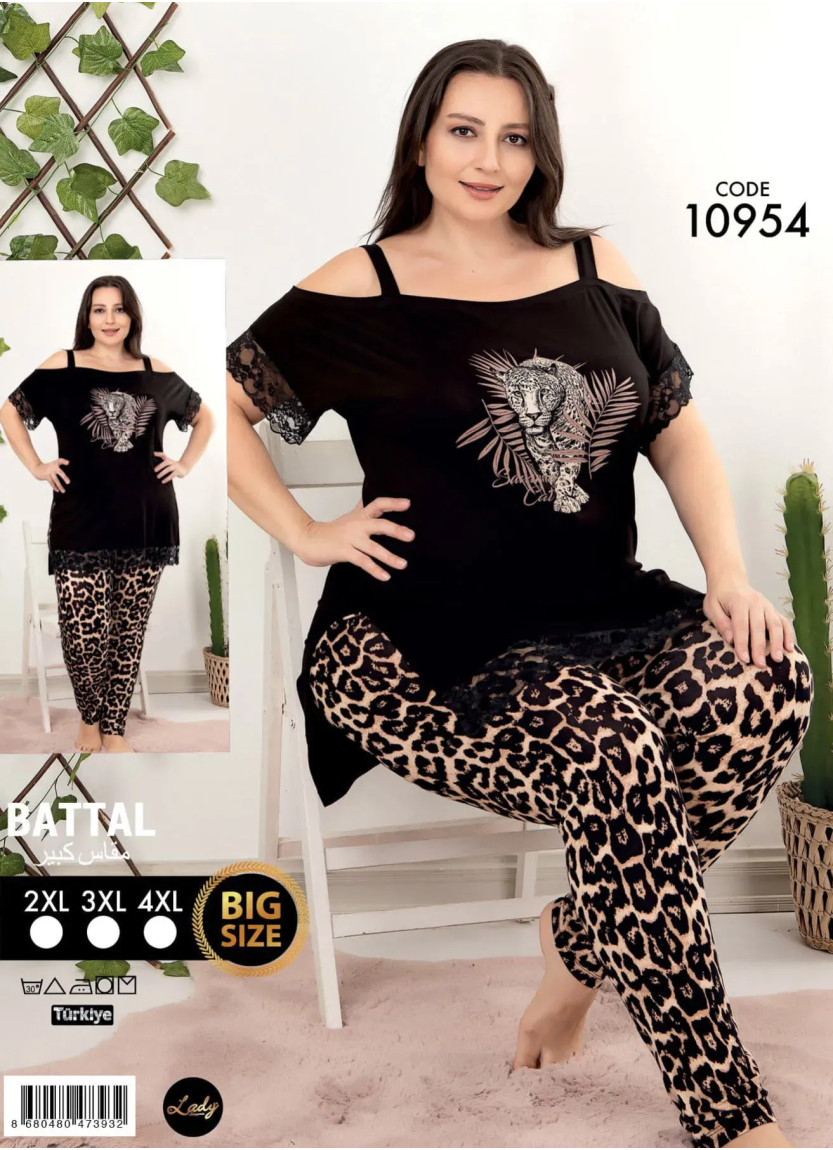 Женский Комплект с Брюками (2XL+3XL+4XL) Lady Lady BTL Ksa 10954 — оптом от турецкой фабрики