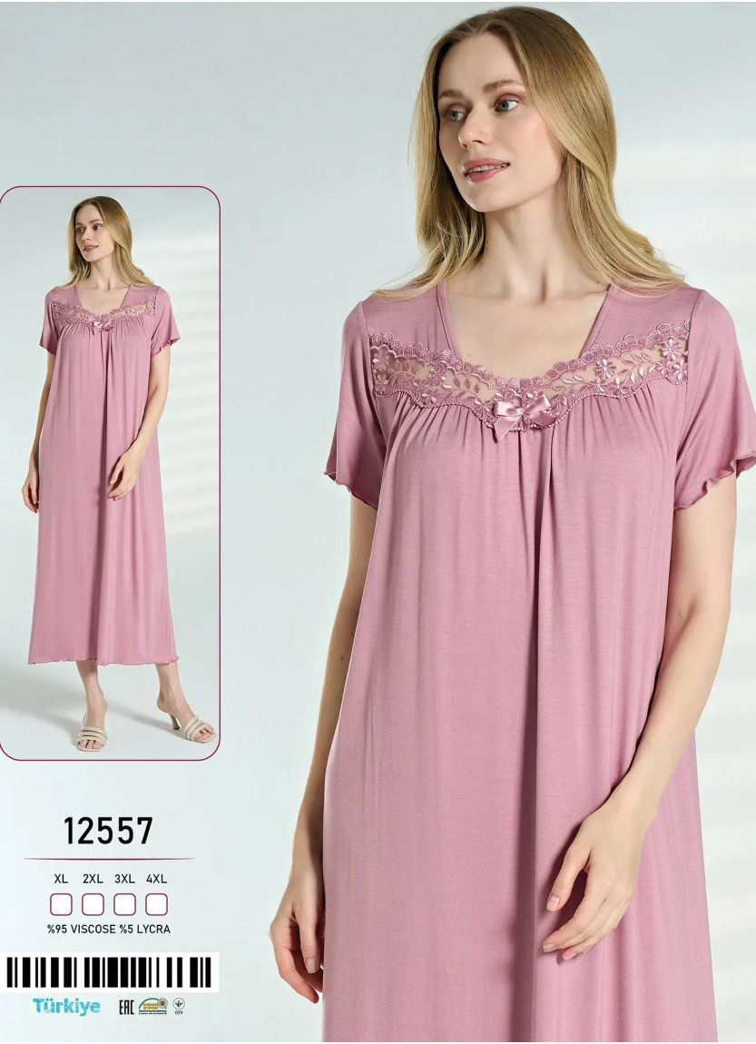 Caroline 12557 Viscose Nightdress (XL+2XL+3XL+4XL) — wholesale for boutiques