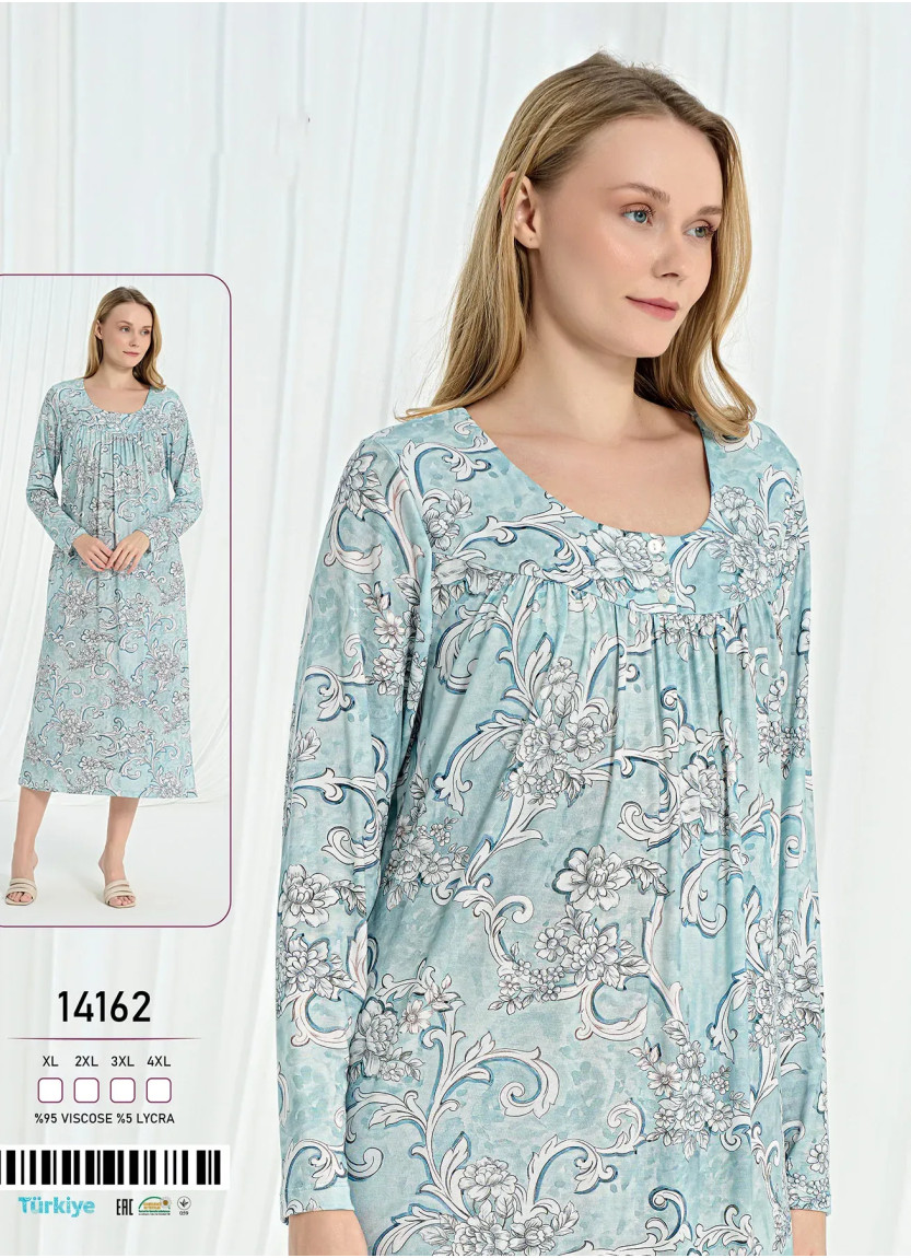 Caroline 14162 Viscose Nightdress (XL+2XL+3XL+4XL) — wholesale for boutiques