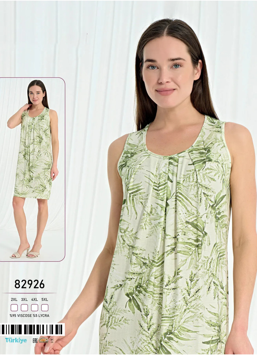 Caroline 82926 Viscose Nightdress (2XL+3XL+4XL+5XL) — wholesale for boutiques