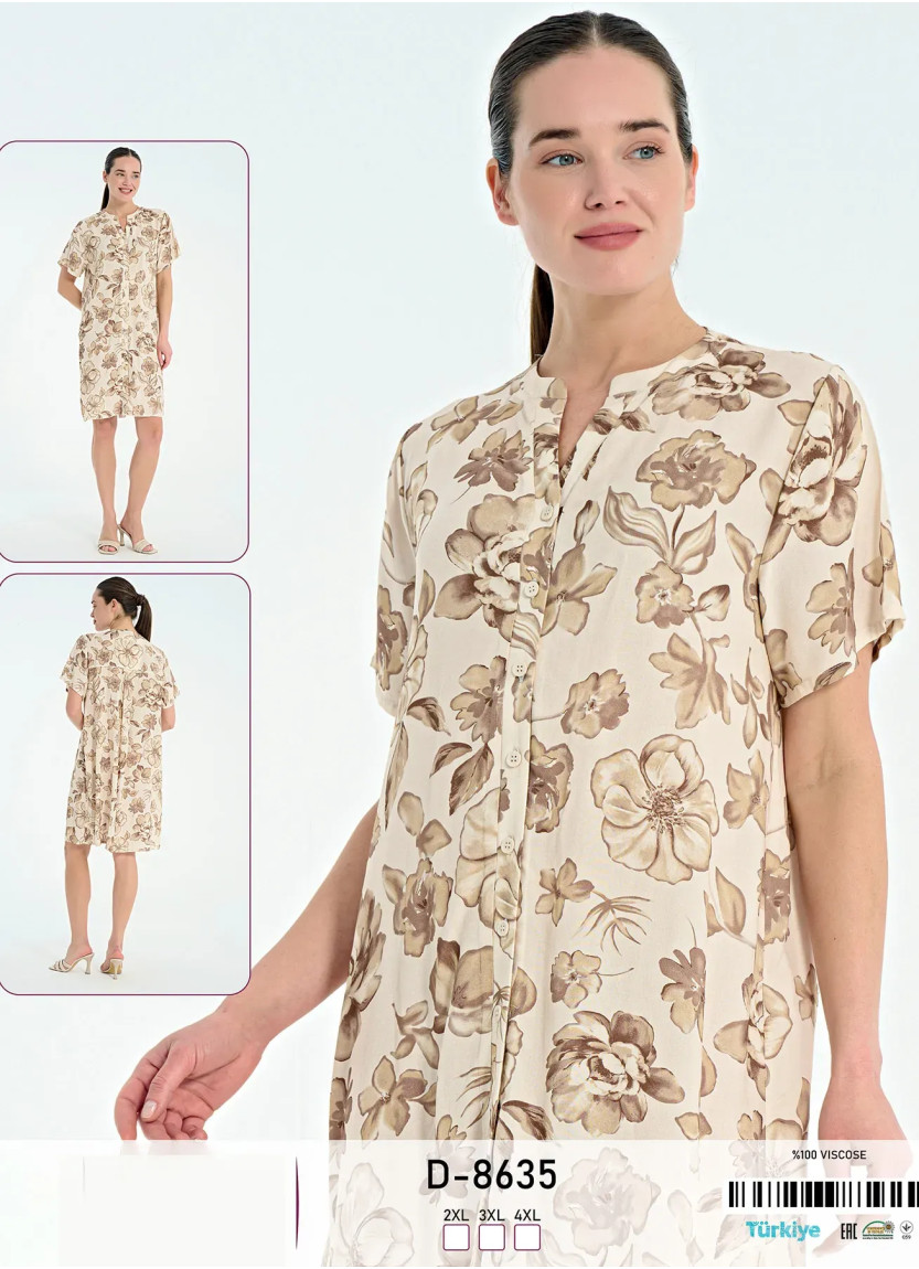Caroline D-8635 Viscose Tunic (2XL+3XL+4XL) — wholesale for boutiques