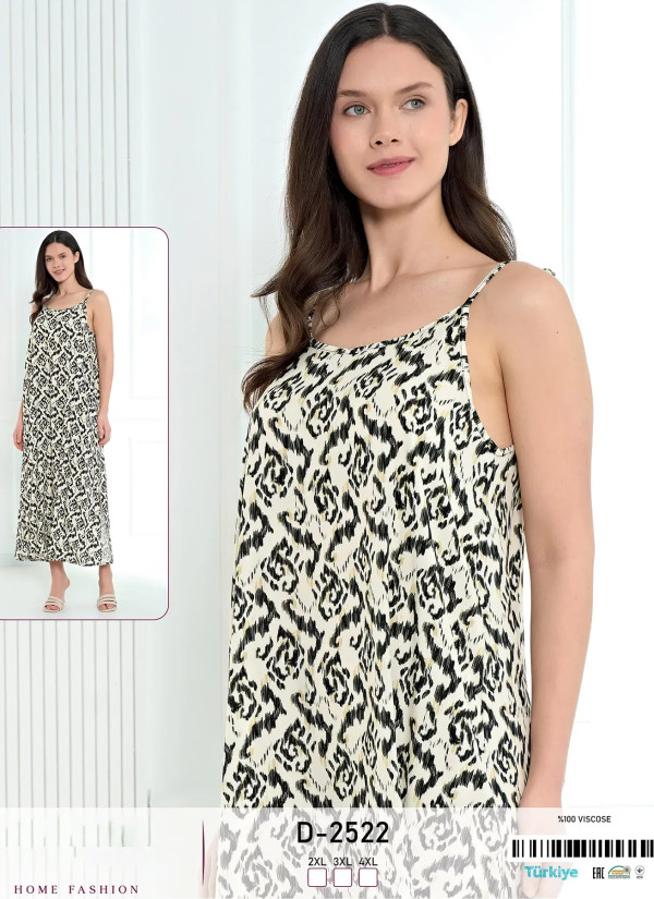 Caroline D-2522 Viscose Tunic (2XL+3XL+4XL) — Turkish factory wholesale