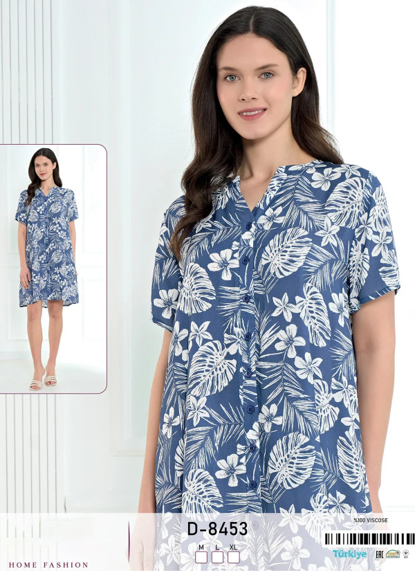 Caroline D-8453 Viscose Tunic (M+L+XL) — Turkish factory wholesale