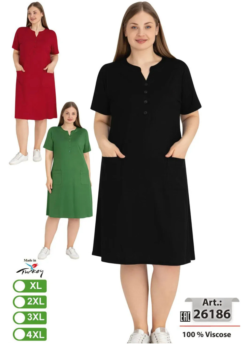 intensive 26186 Viscose Dress (XL+2XL+3XL+4XL) — wholesale for boutiques